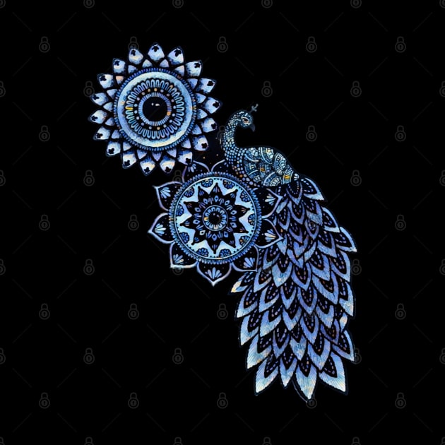 Psychedelic Peacock Design by JammyPants