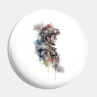 Steampunk Water Colour Man - V1.01 Pin