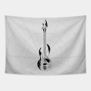 Spider Guitar B&W Tapestry