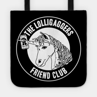 The Lolligaggers Friend Club - B/W Tote