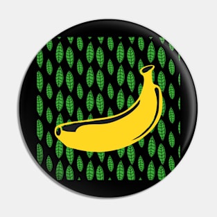 Banana Pattern Pin