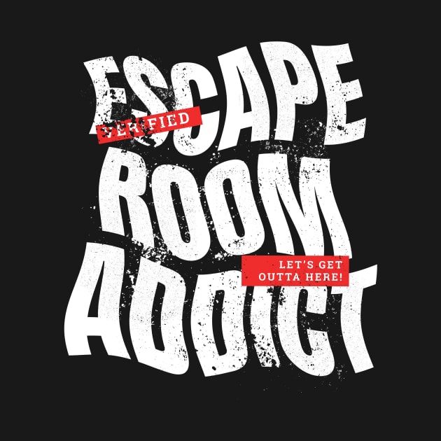 Escape Room Addict Urban Style Design by bestcoolshirts