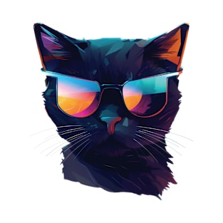 Cool Cat with glases T-Shirt