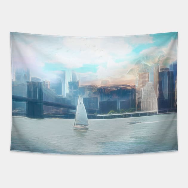 Skyline Tapestry by jasminaseidl