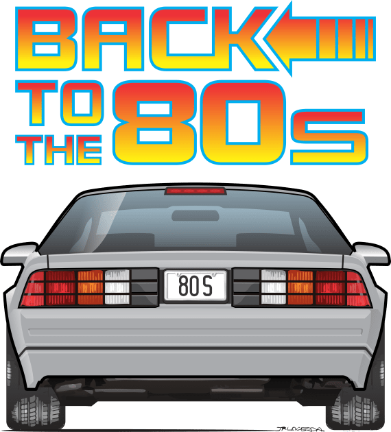 back to the 80's Kids T-Shirt by ArtOnWheels