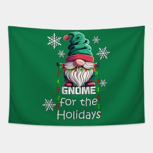 Christmas Gnomes, Funny Cute Gnome For The Holidays Tapestry