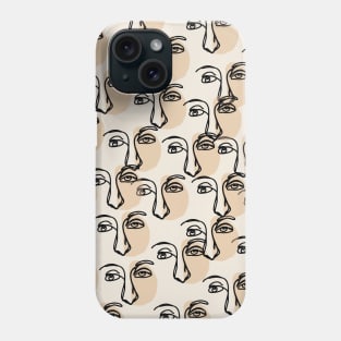 multiply line art Phone Case