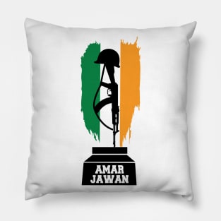 I Love Indian Army Amar Jawan Patriotic Jai Hind T-shirt Pillow