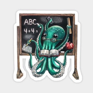 "OctoEducator" - OctoKick collection Magnet