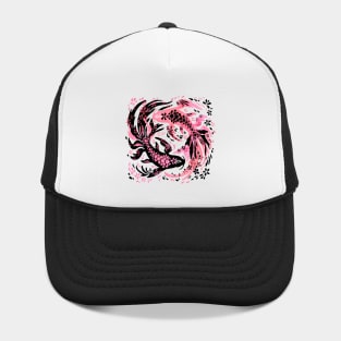 Cherry Blossom Koi Hat