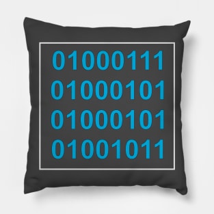 Geek in Binary Pillow