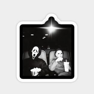 Michael Myers And Ghost In Cinema - Mowmat Studio #2 Magnet