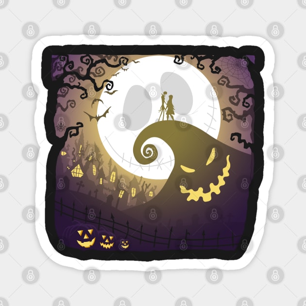 Nightmare before...Halloween Magnet by LanfaTees