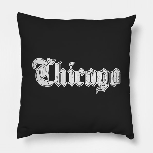 chicago Pillow by DeekayGrafx