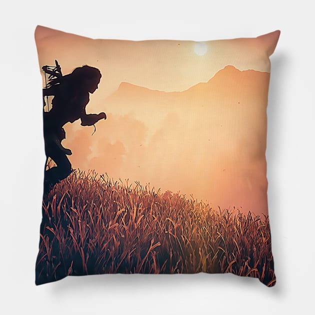 Horizon Pillow by TeEmporium