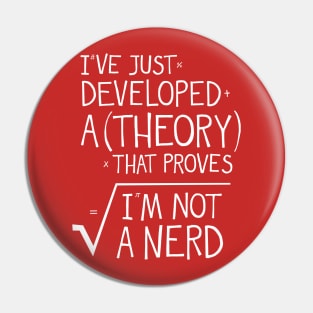 I've Just Developed A Theory Pin