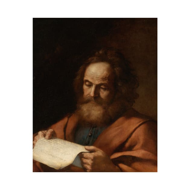 Saint Luke by Guercino by Classic Art Stall