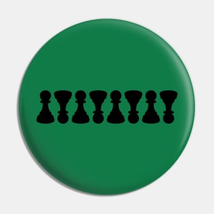 Black And Green Pattern Chessboard Pieces Pin