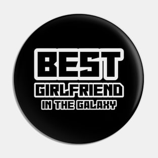 Best Girlfriend Art Pin