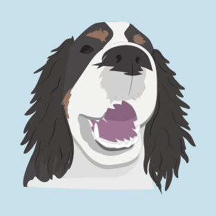 Springer Spaniel Happy Face T-Shirt