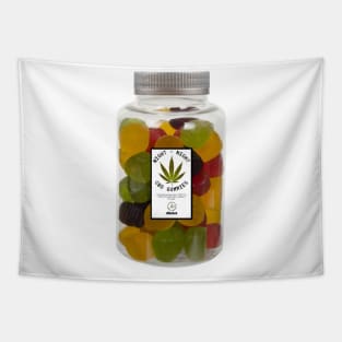 Night Night CBD Gummies Tapestry