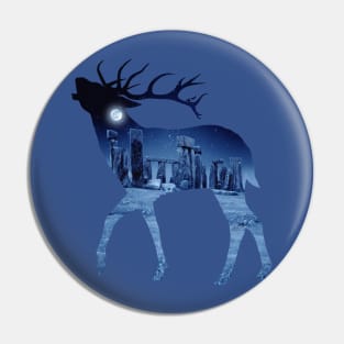 Solstice Deer Pin