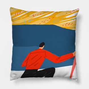 Run in the Rain Pillow