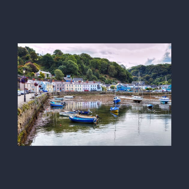 Fishguard Town Harbour Fishing Boats, Pembrokeshire, Wales by tommysphotos