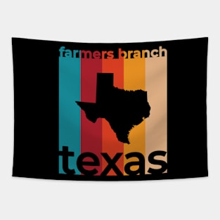 Farmers Branch Texas Retro Tapestry