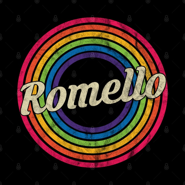 Romello - Retro Rainbow Faded-Style by MaydenArt