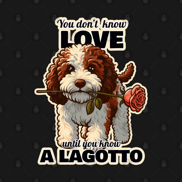 lagotto romagnolo Valentine's day by k9-tee