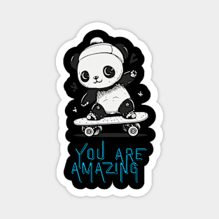 Panda Bear Motivation Magnet