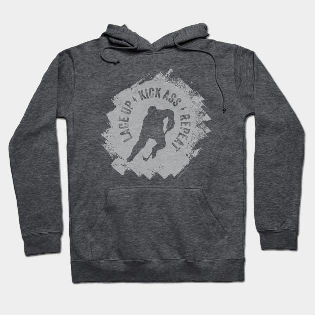 lace up hockey hoodie