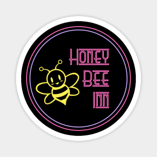 Honey Bee Inn Neon Sign Magnet