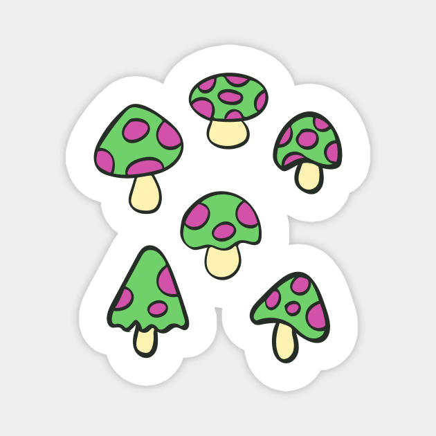 Most Toxic Mushroom in Existance Magnet by Nicheek