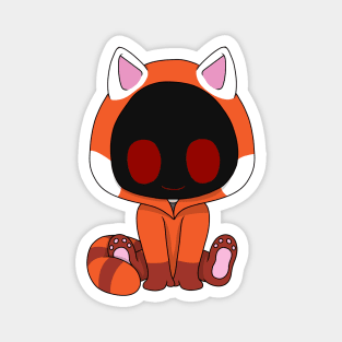 creepypasta red panda (hoodie) Magnet