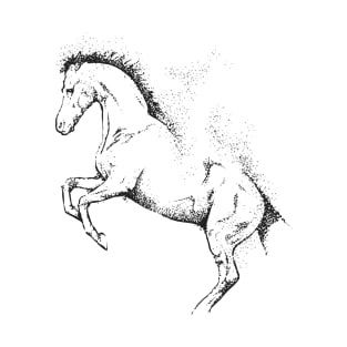 Horse Drawing Artwork T-Shirt