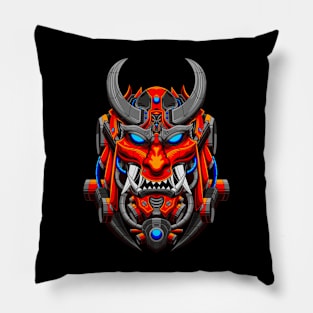 Japanese Oni Robo 7.1 Pillow