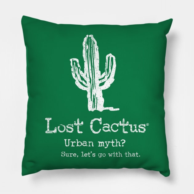 Urban Myth? Sure let's go with that. Pillow by LostCactus