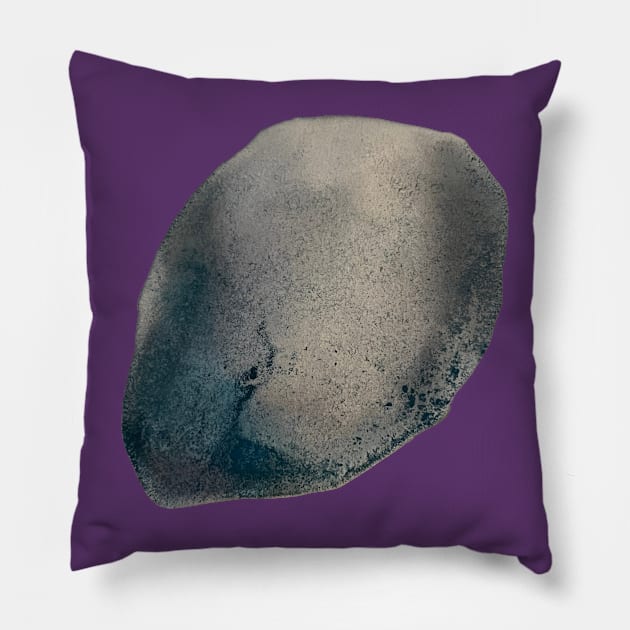 watercolour stone with payne’s grey... Pillow by drumweaver