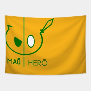 Maou | Hero Logo (Green) Tapestry