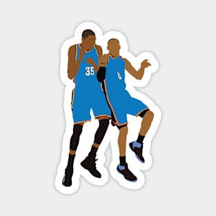 OKC Thunder duo Durant & Westbrook Magnet