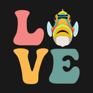 LOVE Humuhumunukunukuapua'a Hawaiian Reef Triggerfish T-Shirt