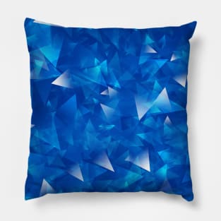 Blue crystals Pillow