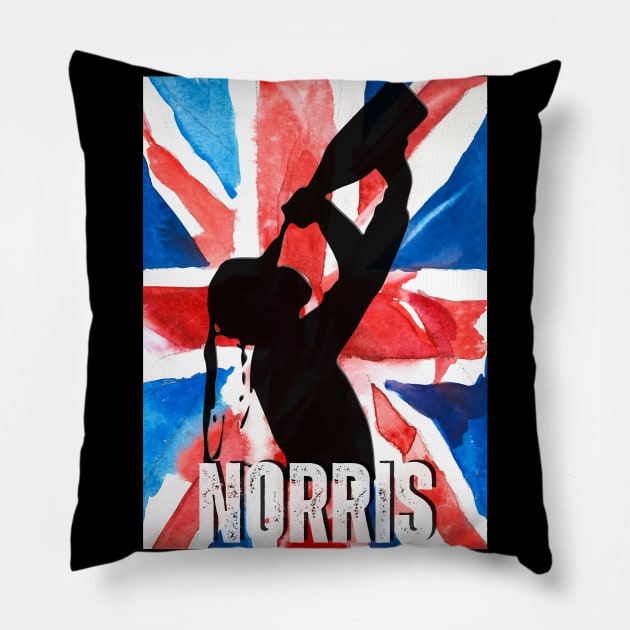 Lando Norris 4 - F1 2023 Pillow by F1  Studio7