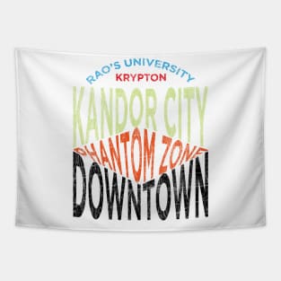 Kandor City Tapestry