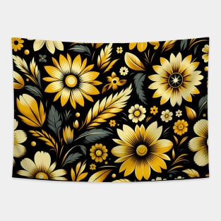 Yellow Flowers Tapestry