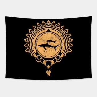 Blue Shark Tapestry