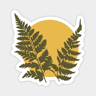 Tropical Leaves Magnet