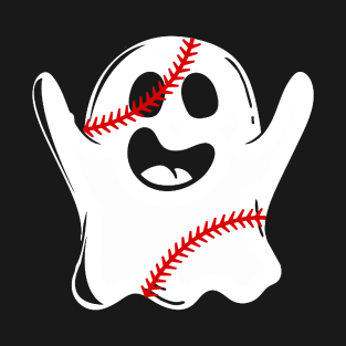 Baseball Ghost Baseball Lover Halloween Costume T-Shirt